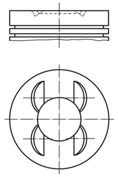 MAHLE Piston Audi A1/A3 Seat Leon/Toledo 4
