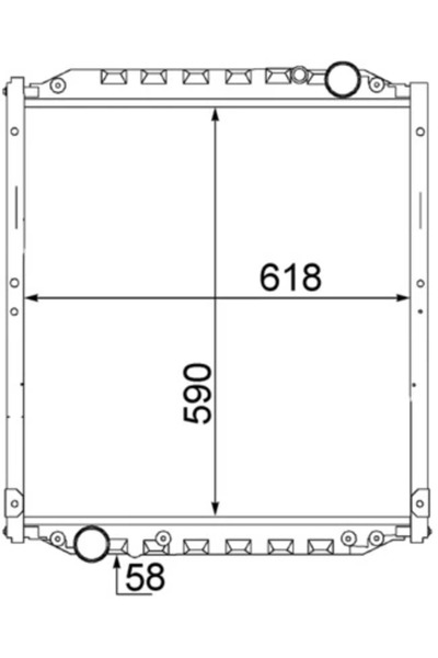 MAHLE Radiator Racire Motor Man L2000