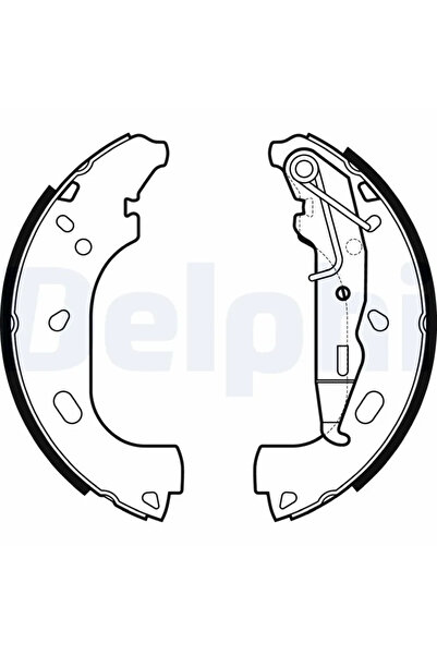 DELPHİ Set Saboti Frana Opel Astra H Vauxhall Astra Model 5 Sport Hatch