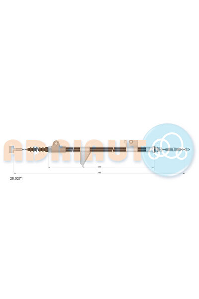 Adriauto Cablu Frana De Parcare Spate Stanga Ford Maverick Nissan Terrano 2