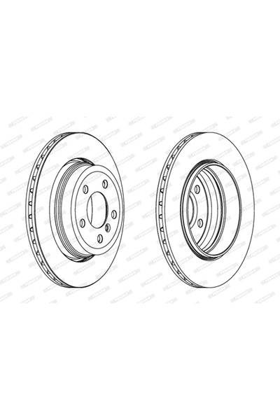 FERODO Brake Disc Bmw X3