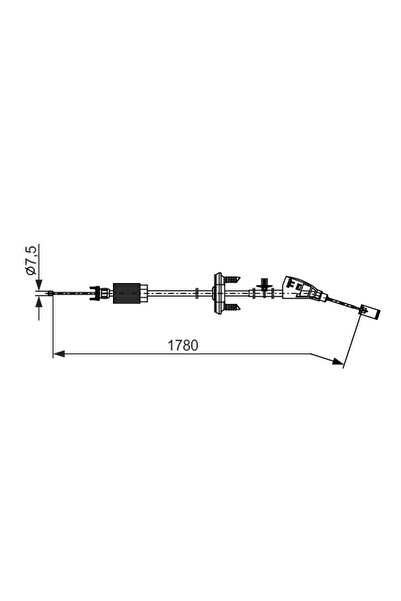 Bosch Cablu Frana De Parcare Citroen DS5 Ds Ds 5