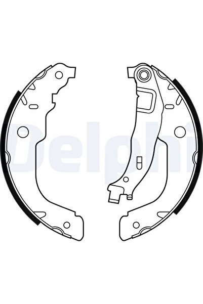 DELPHİ Комплект спирачни накладки Citroen C3 2/DS3 Peugeot 207/208 1