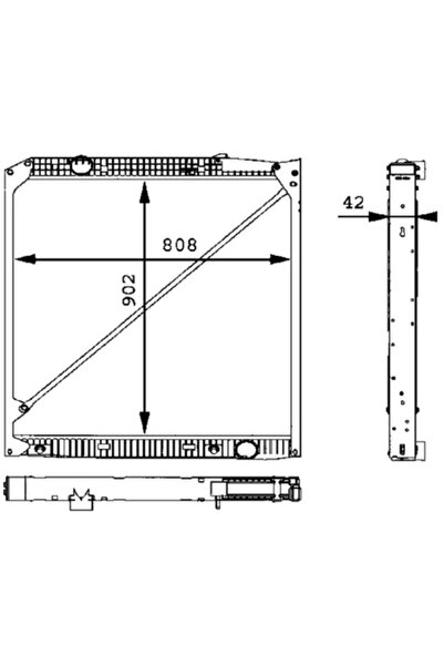 MAHLE Radiator Racire Motor Mercedes-Benz Actros