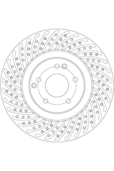 TRW Disc Frana Mercedes-Benz C-Class/Clk/Slk