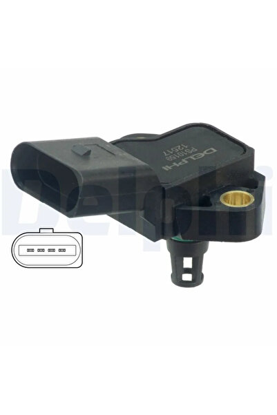 DELPHİ Boost Pressure Sensor Audi A3/A4 B6/Q3 Seat Alhambra/Leon