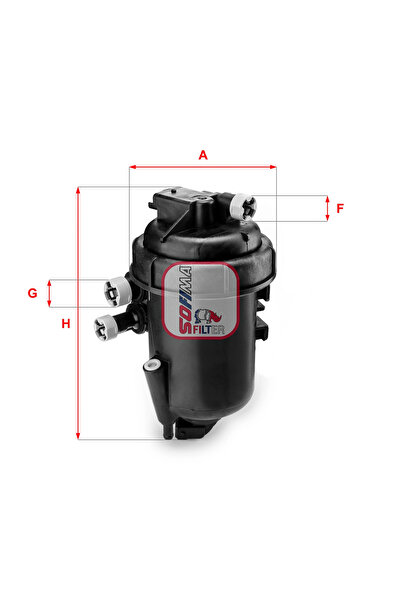 SOFIMA Filtru Combustibil Fiat Idea/Panda/Punto Lancia Musa/Ypsilon