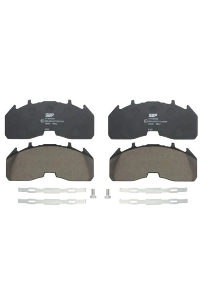 SBP Set Placute Frana Frana Disc Punte Fata Scania G 2/P 2/R 2