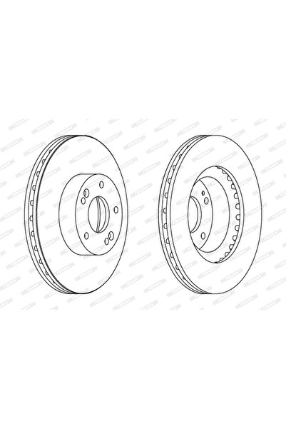 FERODO Disc Frana Kia Optima Sportswagon (jf) 2016-2019 Benzina