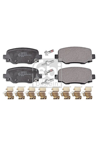 FEBI BILSTEIN Комплект спирачни накладки за дискови спирачки за заден мост Je...