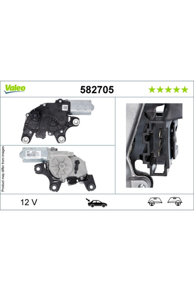 VALEO Motor Stergator Spate Dreapta Mercedes-Benz Vito Mixto/Vito Tourer/Vito...