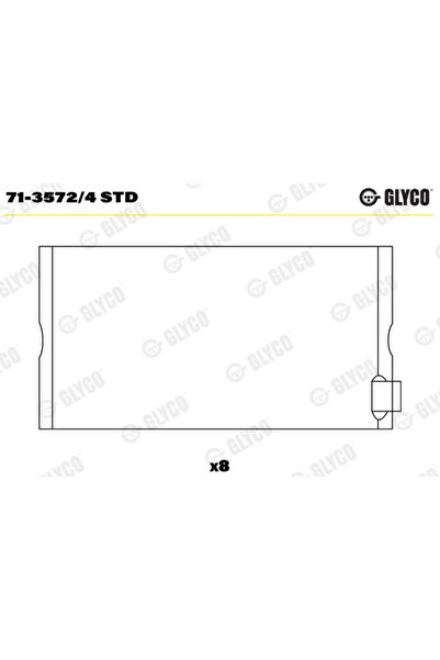 GLYCO Cuzineti Biela Mercedes-Benz Agl/Lk/LN2/Lp