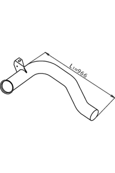 Dinex Racord Evacuare Centru Daf Cf 85/Xf 95