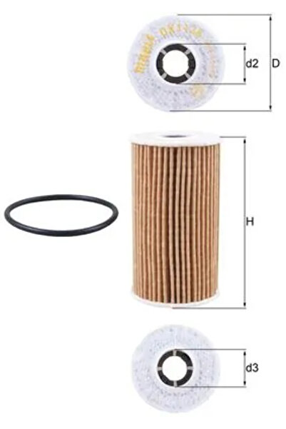 KNECHT Filtru Ulei Jaguar E-Pace/F-Pace/F-Type Land Rover Discovery 5/Discove...