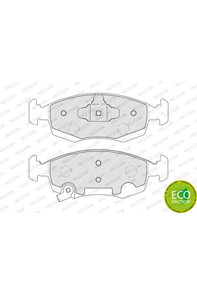 FERODO Brake Pad Set Disc Brake Chrysler Ypsilon Fiat 500/Panda