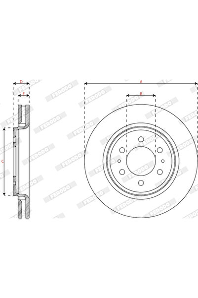 FERODO Disc Frana Ford Usa Expedition/F-150