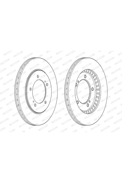 FERODO Suzuki Vitara Brake Disc