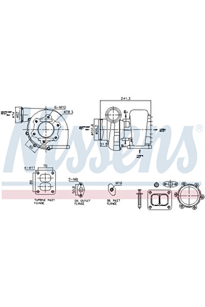 Nissens Compresor Sistem De Supraalimentare Man E2000/F2000/Tga
