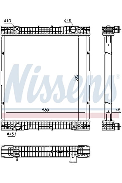 Nissens Radiator Racire Motor Mercedes-Benz Citaro