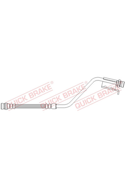 QUICK BRAKE Furtun Frana Hyundai IX20 Kia Venga