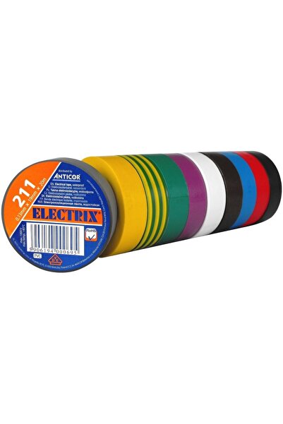 Other Bandă adezivă curcubeu ELECTRIX 211, 10 role, 19 mm x 20 m
