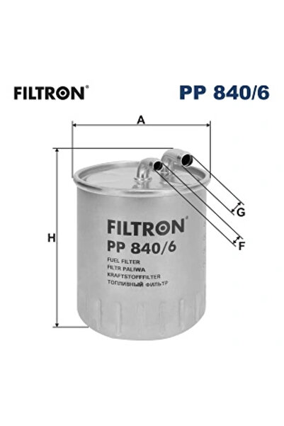 Filtron Filtru Combustibil Chrysler 300C Mercedes-Benz A-Class/B-Class Sports...