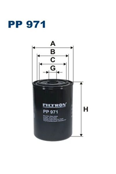 Filtron Filtru Combustibil Irisbus Iliade 2001-2007 Diesel