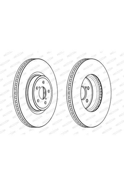 FERODO Спирачен диск Subaru Forester/Legacy 4/Legacy 5