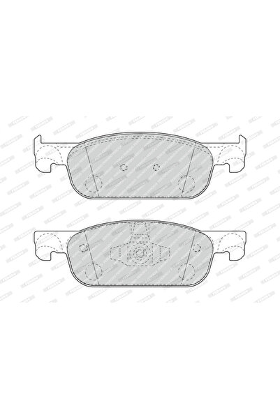 FERODO Brake Pad Set Disc Brake Dacia Logan 2/Logan Mcv 2/Sandero Renault Cli...