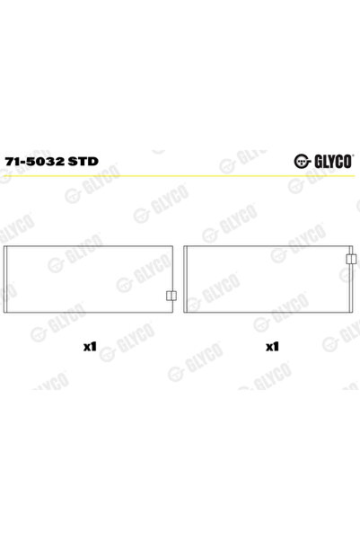 GLYCO Cuzineti Biela Mercedes-Benz Actros MP4 / MP5/Atego 3/Econic 2 2011-2018