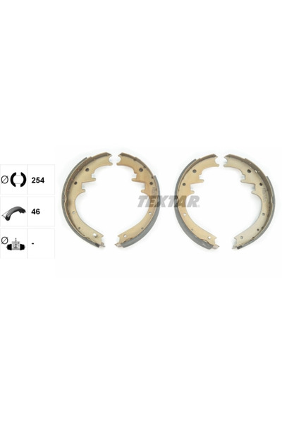 TEXTAR Set Saboti Frana Jeep Cherokee 1991-2008