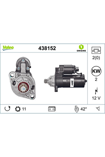 VALEO Starter Audi A3/Tt Ford Galaxy 1