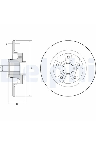 DELPHİ Disc Frana Renault Fluence/Scenic 3