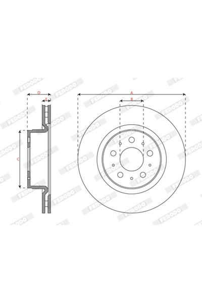 FERODO Tesla Model 3 Brake Disc