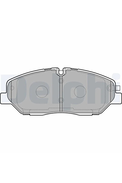 DELPHİ Комплект спирачни накладки дискови спирачки Hyundai H350 Bus/H350 Body...