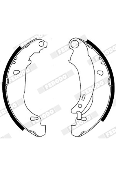 FERODO Brake Shoe Set Peugeot 206