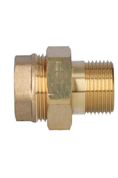 Other Brass screw connection, 1-straight, with O-ring