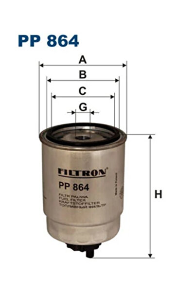 Filtron Filtru Combustibil Fiat Tipo (160_) 1988-1995 Diesel