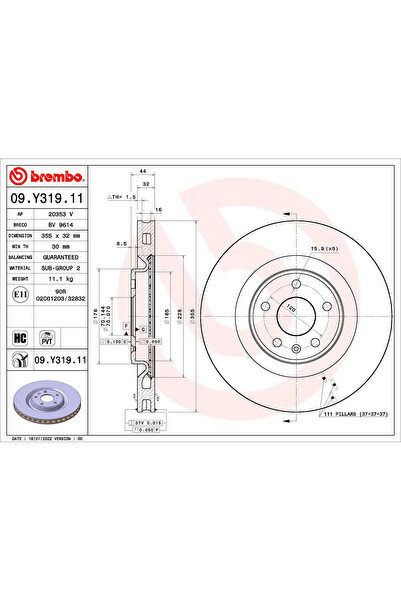 Brembo Disc Frana Nio ES8