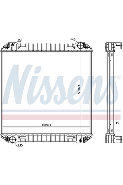 Nissens Radiator Racire Motor Iveco Eurocargo 1-3