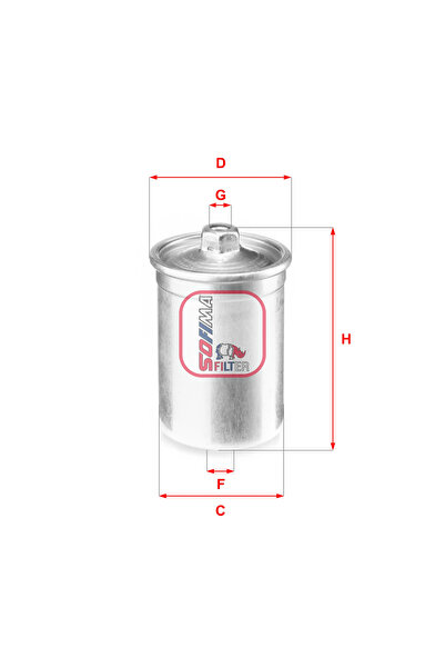 SOFIMA Горивен филтър Alfa Romeo 164/75 Audi 80 B4/Кабриолет B3