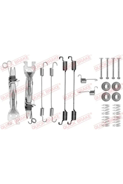 QUICK BRAKE Set Accesorii Sabot De Frana Citroen DS3/Xsara Dacia Duster/Logan...