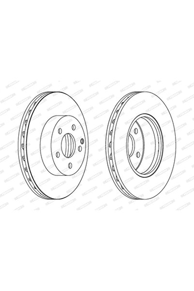 FERODO Disc Brake Mercedes-Benz C-Class/E-Class/Slk