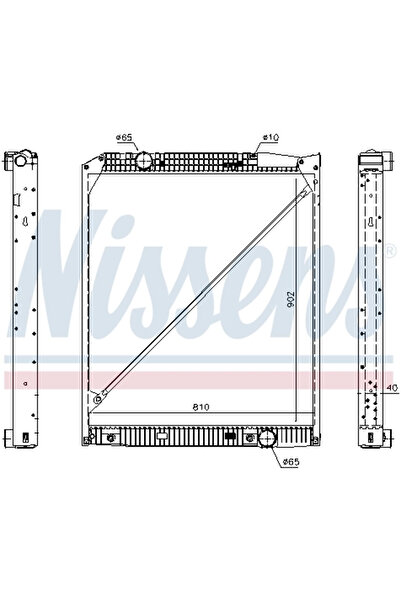 Nissens Radiator Racire Motor Mercedes-Benz Actros