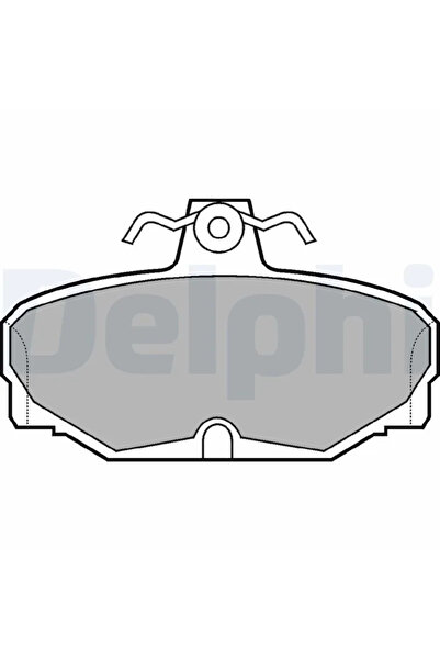 DELPHİ Brake pad set disc brake FORD SIERRA II Turnier 1987-1993 LP507