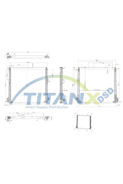 TitanX Radiator Racire Motor Scania S