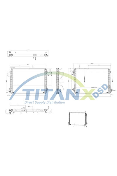 TitanX Radiator Racire Motor Scania P 2