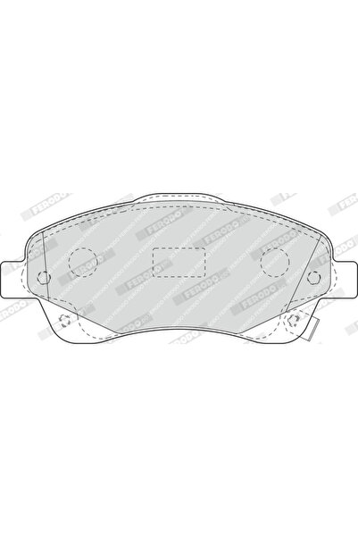 FERODO Комплект спирачни накладки, спирачни дискове JMC, бордиране за Toyota ...