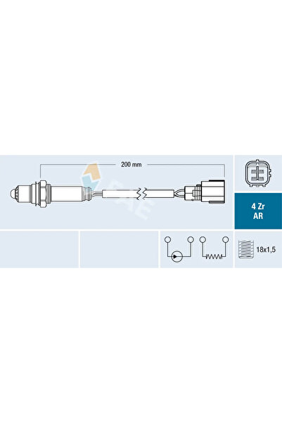 FAE Sonda Lambda Subaru Legacy 4/Outback/Tribeca Toyota Land Cruiser Prado