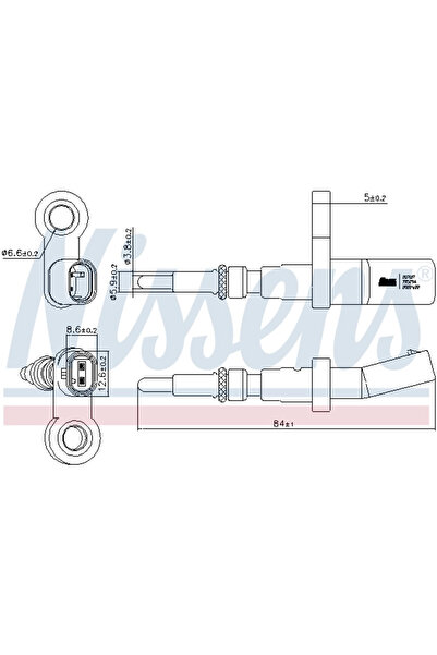 Nissens Senzor Temperatura Lichid De Racire Man Tge Caroserie/Tge Platou / Sa...